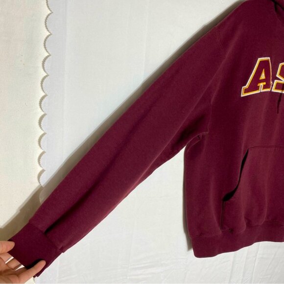 Vintage Champion Burgundy ASU Arizona State University Sun Devils Hoodie L - Picture 9 of 16